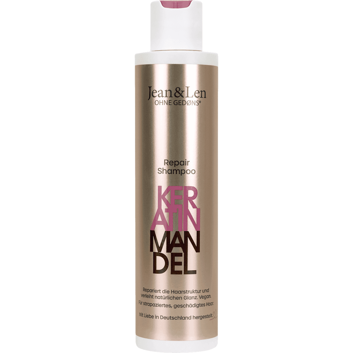 Jean&Len Shampooing Repair Keratin Mandel, 300 ml — produit allemand authentique au Maroc