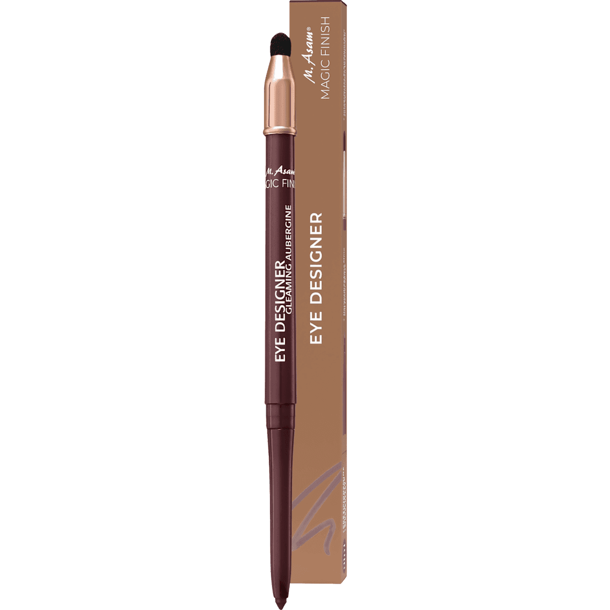 M. Asam Kajal Eye Designer Glaming Aubergine, 0,28 g — produit allemand authentique au Maroc