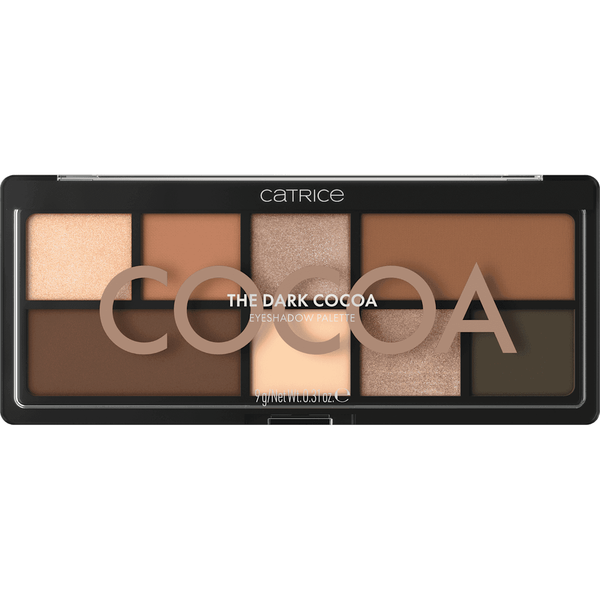 Catrice eyeshadow The Dark Cocoa Palette, 9 g (Catrice Lidschatten The Dark Cocoa Palette, 9 g) — authentic German product in Morocco