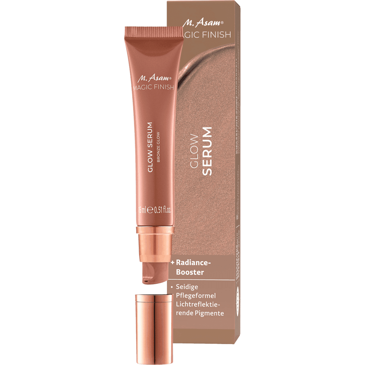 M. Asam Highlighter Glow Serum Bronze Glow, 15 ml — produit allemand authentique au Maroc