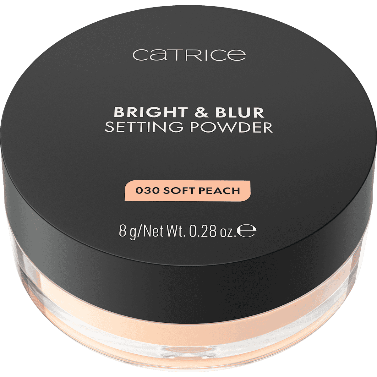 Catrice Powder Bright & Blur Setting 030 Soft Peach, 8 g (Catrice Puder Bright & Blur Setting 030 Soft Peach, 8 g) — authentic German product in Morocco