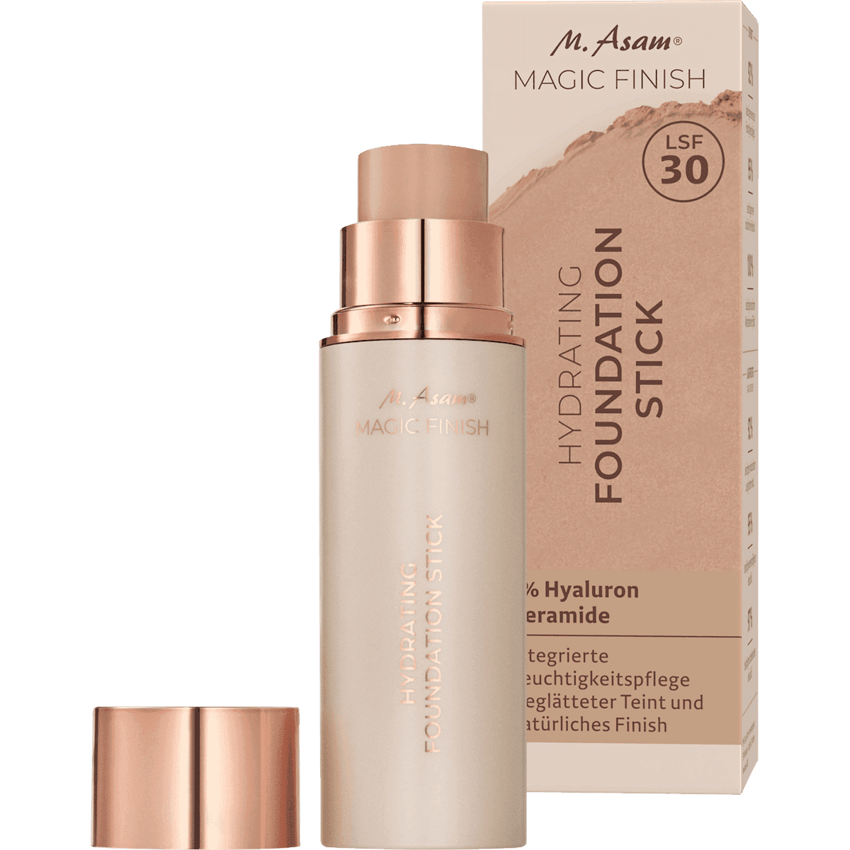 M. Asam Foundation Hydrating Stick LSF 30 Warm Sand, 12 g — منتج ألماني أصلي في المغرب