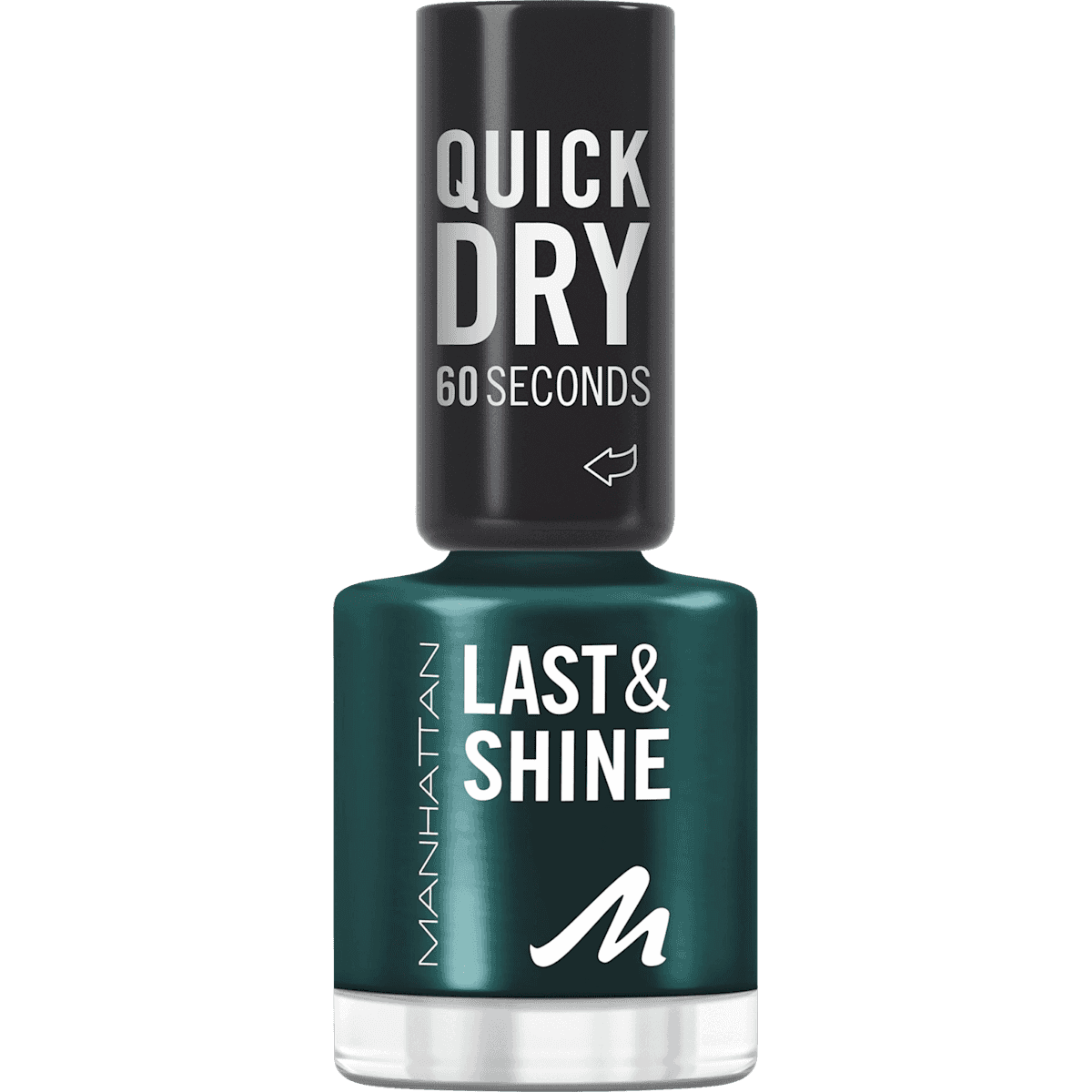 MANHATTAN Cosmetics Vernis à ongles Last & Shine 105 Evergreen, 8 ml — produit allemand authentique au Maroc