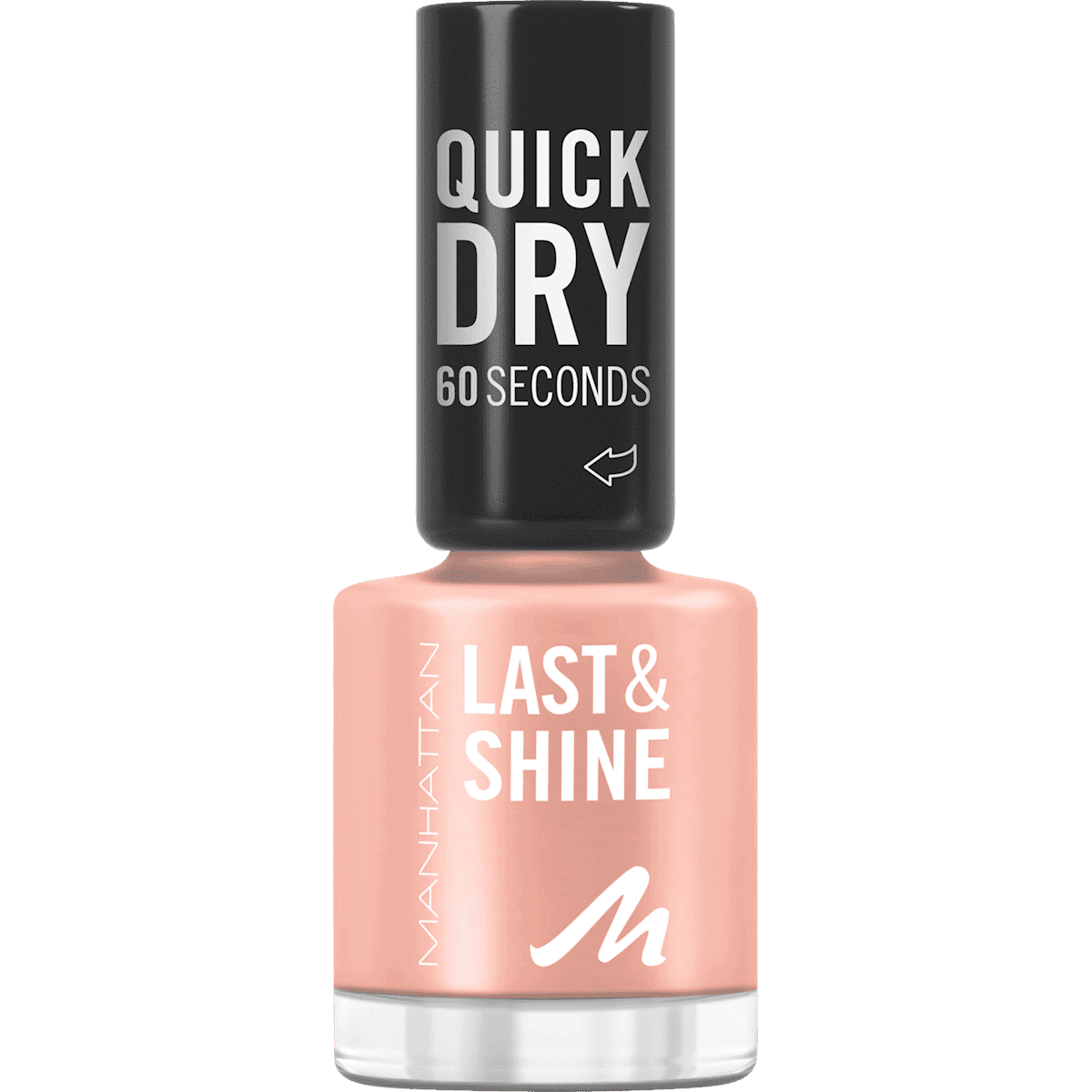 MANHATTAN Cosmetics Vernis à ongles Last & Shine 112 Almost abricot, 8 ml — produit allemand authentique au Maroc