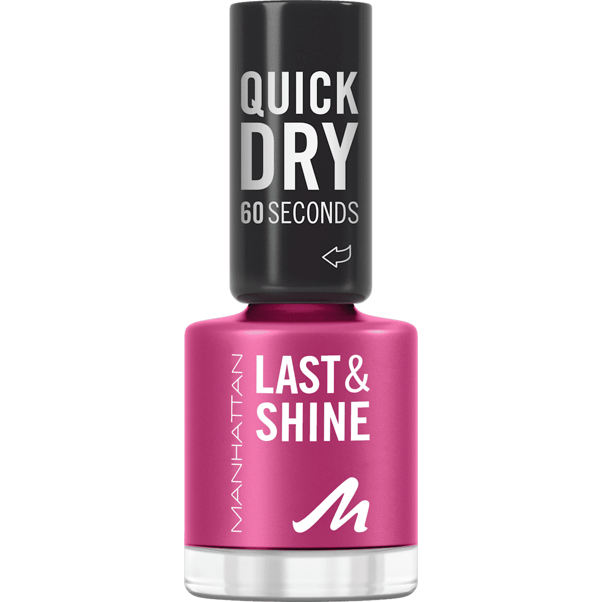 MANHATTAN Cosmetics Vernis à ongles Last & Shine 570 Pink Fields, 8 ml (MANHATTAN Cosmetics Nagellack Last & Shine 570 Pink Fields, 8 ml) — produit allemand authentique au Maroc