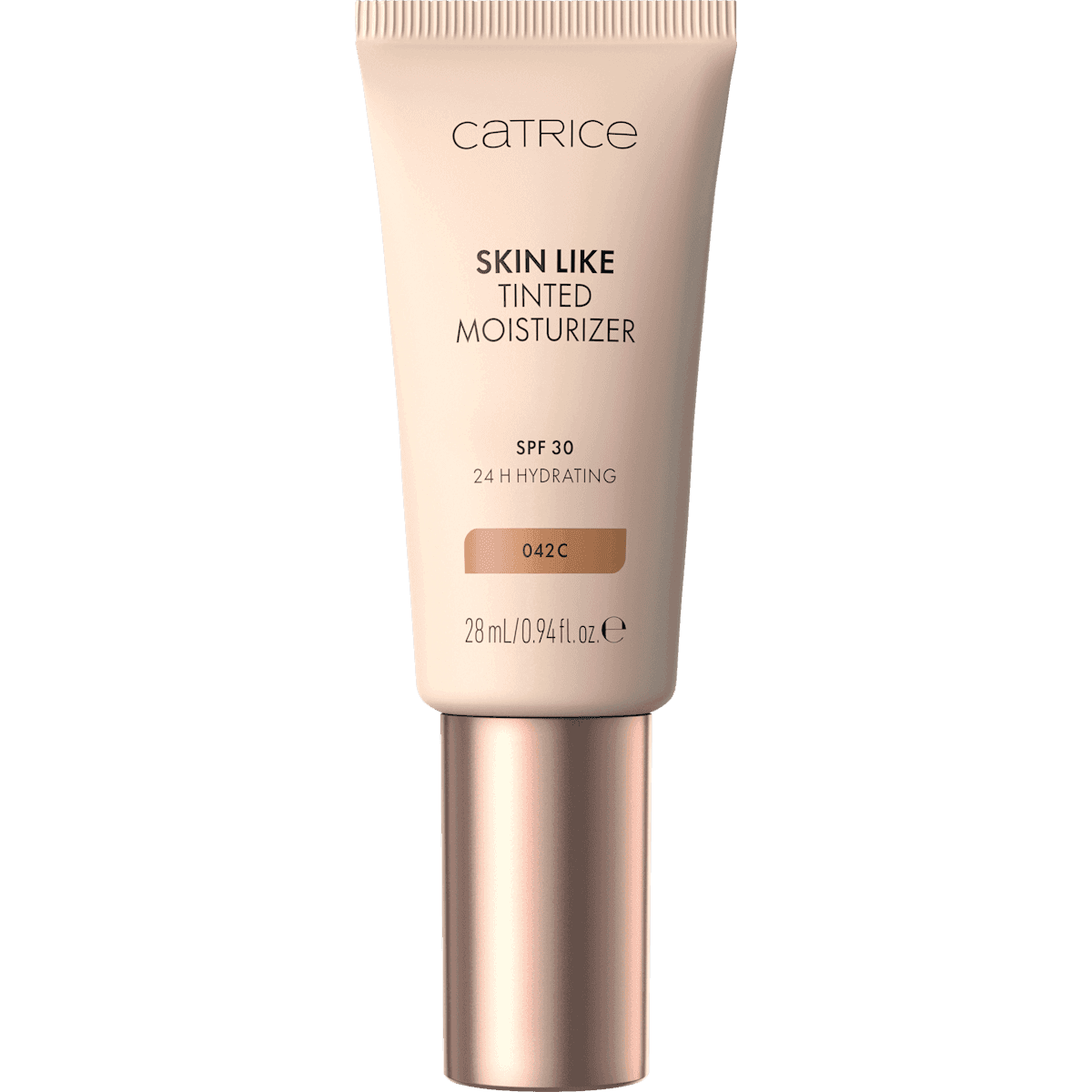 Catrice foundation Skin Like Tinted Moisturizer LSF 30, 042C, 28 ml (Catrice Foundation Skin Like Tinted Moisturizer LSF 30, 042C, 28 ml) — authentic German product in Morocco