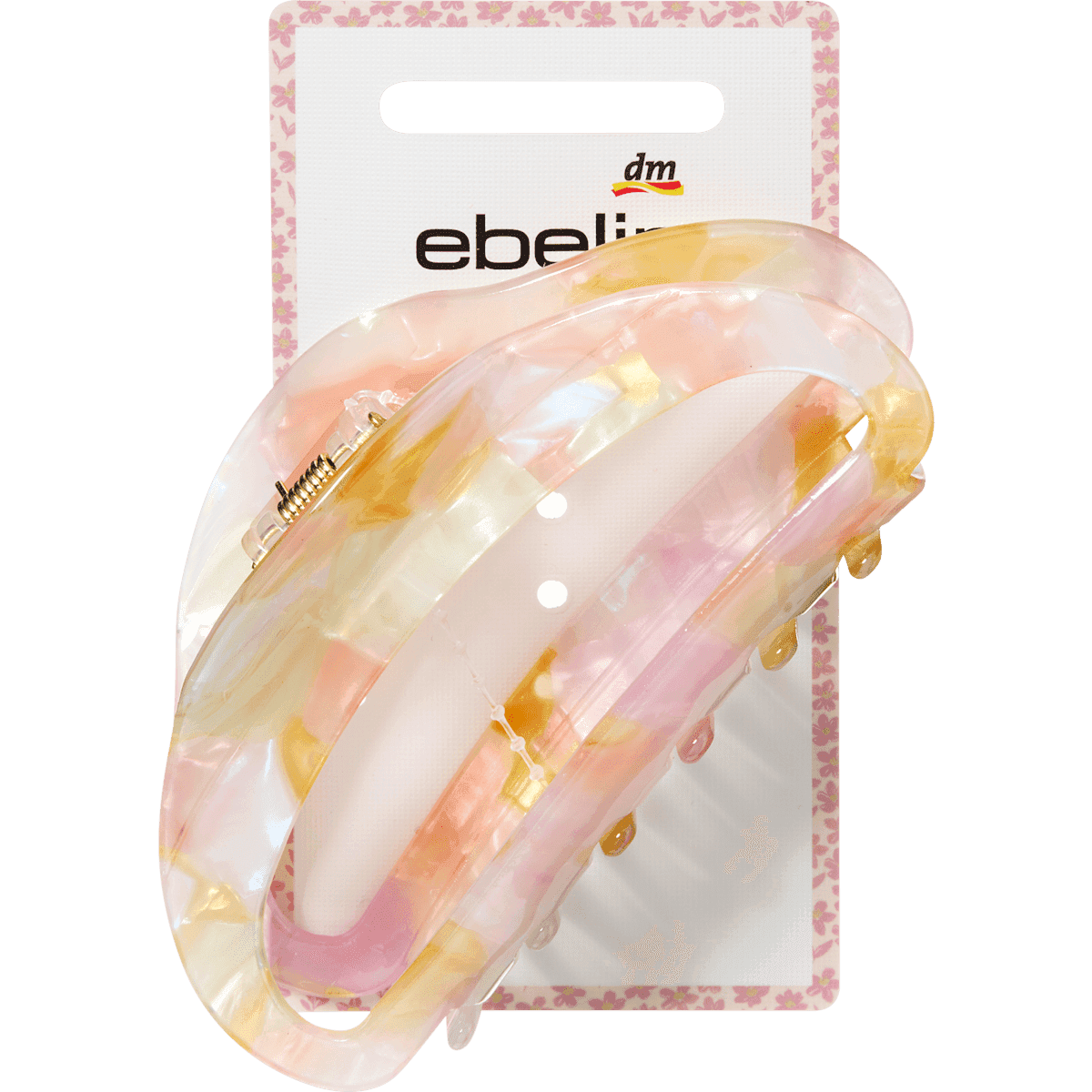ebelin Pince à cheveux avec découpe, multicolore, 1 pièce — produit allemand authentique au Maroc
