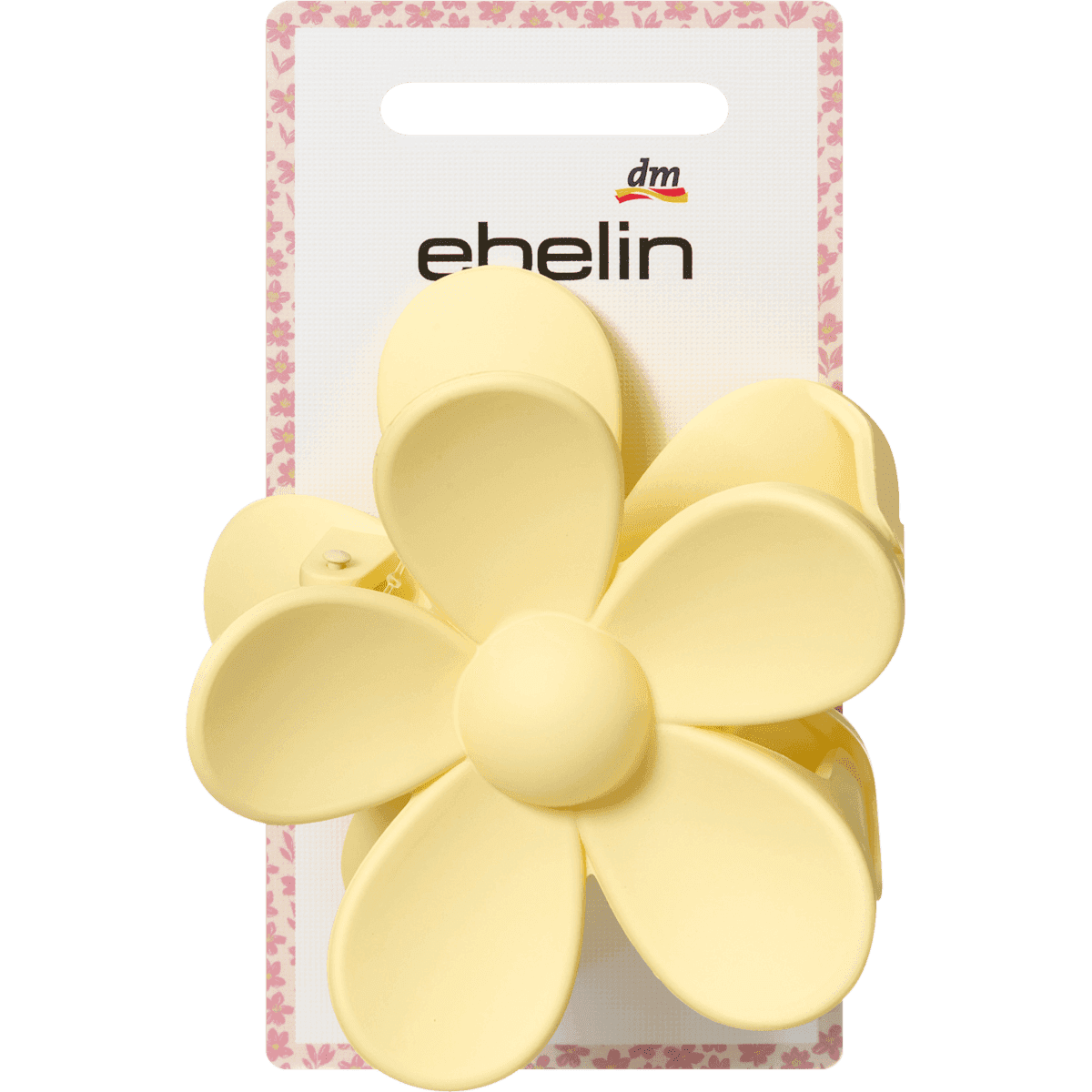 ebelin Pince à cheveux fleur, jaune, 1 pièce — produit allemand authentique au Maroc