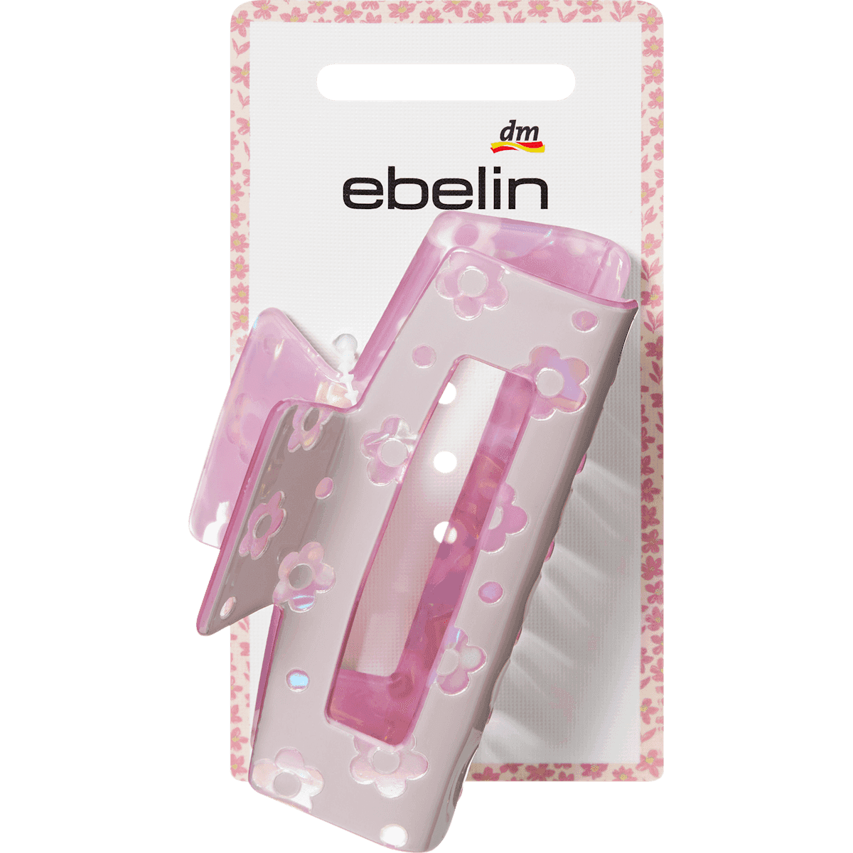 ebelin Pince à cheveux ajourée à fleurs lilas 1 pièce — produit allemand authentique au Maroc