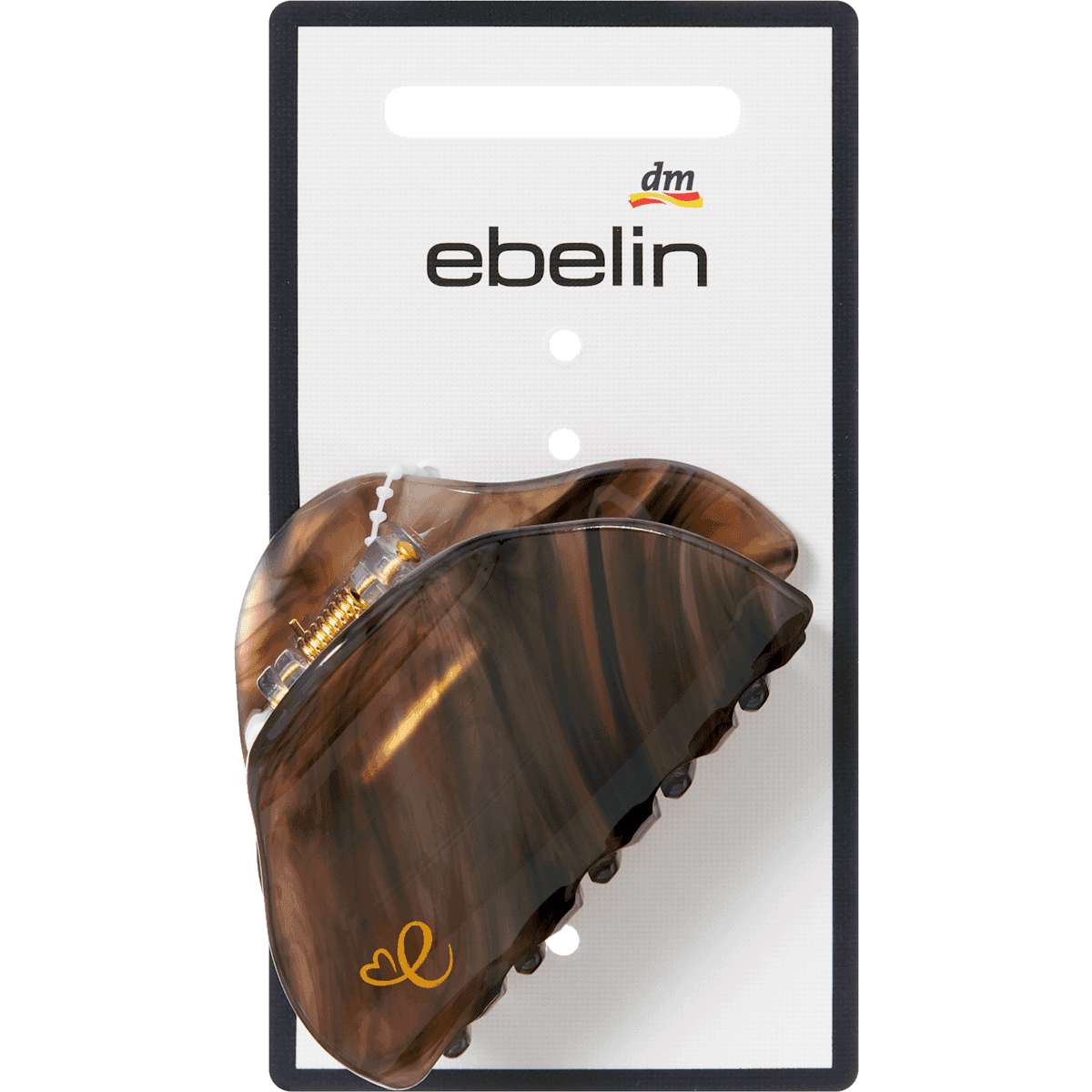 ebelin Pince à cheveux marbrée marron 1 pc — produit allemand authentique au Maroc