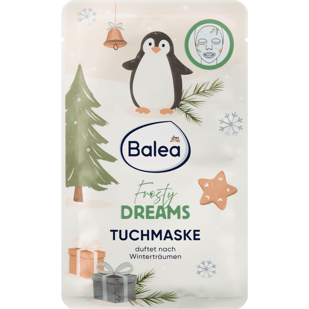 Balea masque tissu Frosty Dreams, 1 pièce (Balea Tuchmaske Frosty Dreams, 1 St) — produit allemand authentique au Maroc