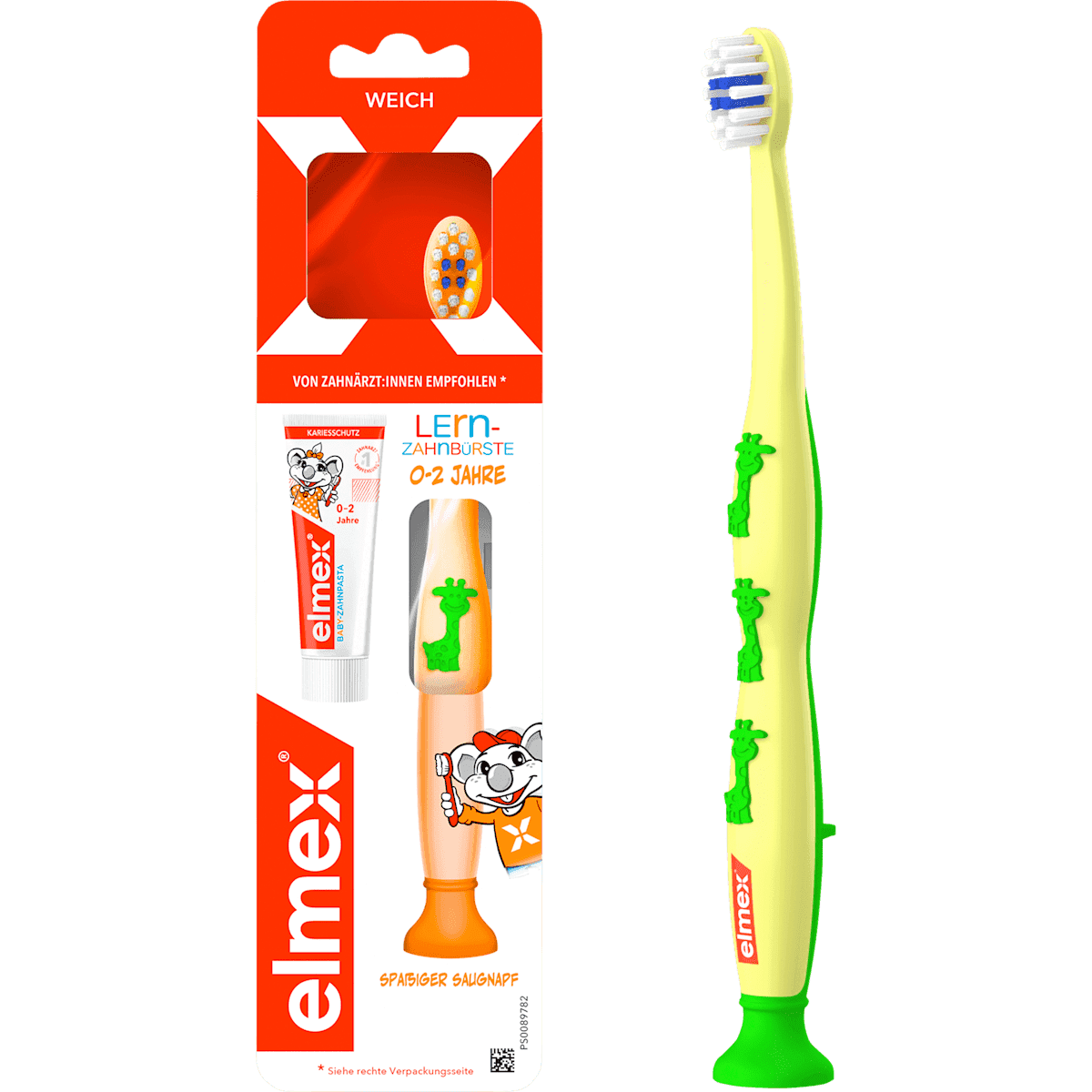 elmex Zahnpflege Set Child, 0-2 years, 1 pc (elmex Zahnpflege Set Kinder, 0-2 Jahren, 1 St) — authentic German product in Morocco