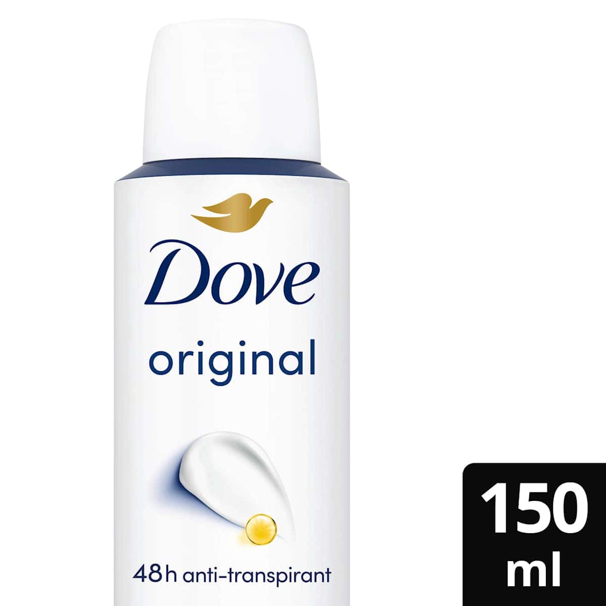 Dove anti-transpirant Déodorant spray Original, 150 ml (Dove Antitranspirant Deospray Original, 150 ml) — منتج ألماني أصلي في المغرب