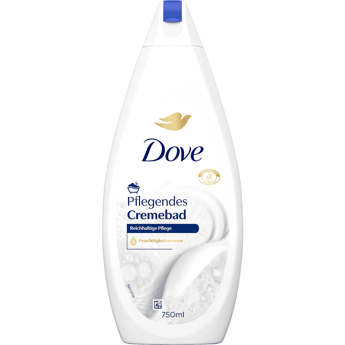 Dove Bain crème Reichhaltige Pflege Original, 750 ml — produit allemand authentique au Maroc