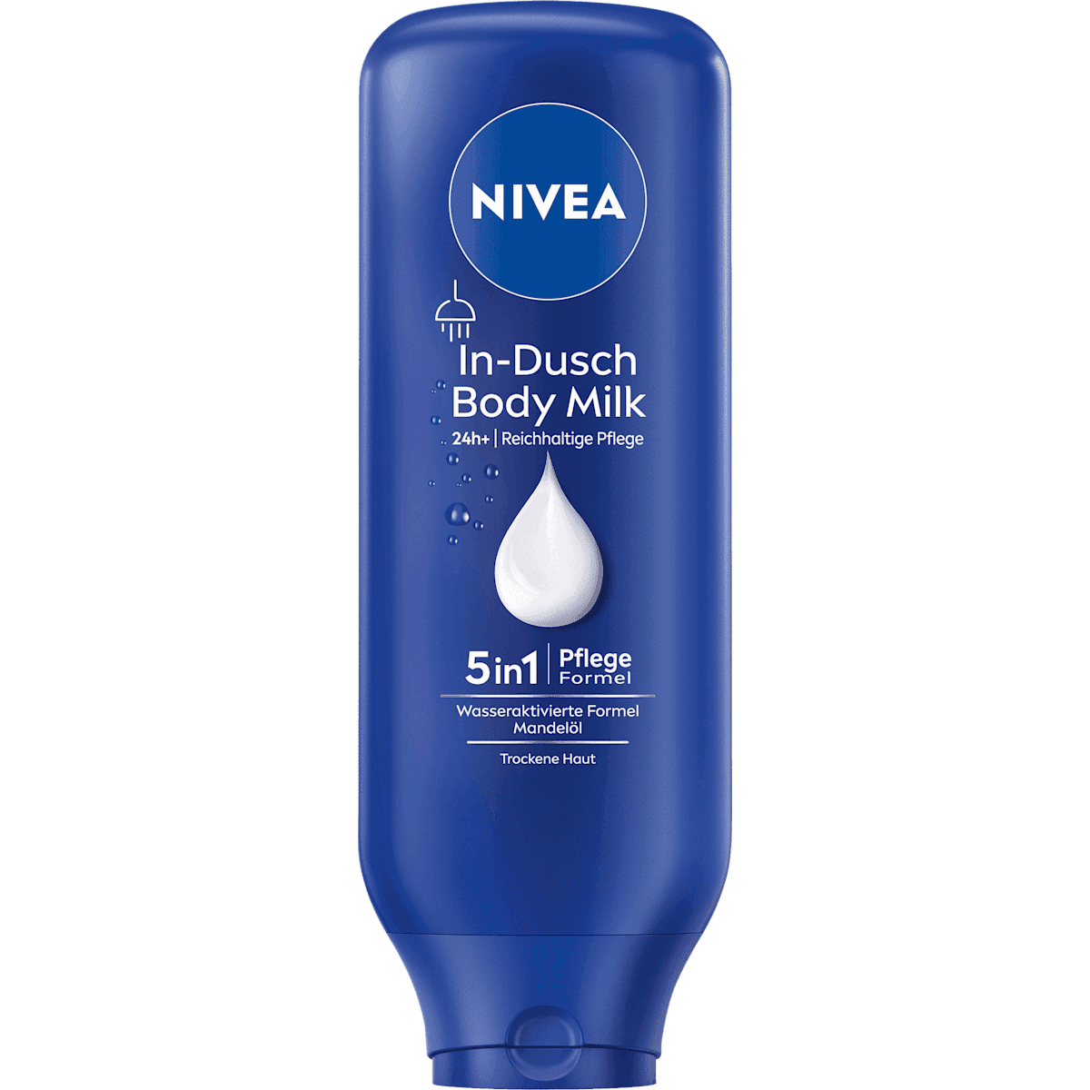 NIVEA Lait corporel In-Dusch Body Milk, 0,4 l — produit allemand authentique au Maroc