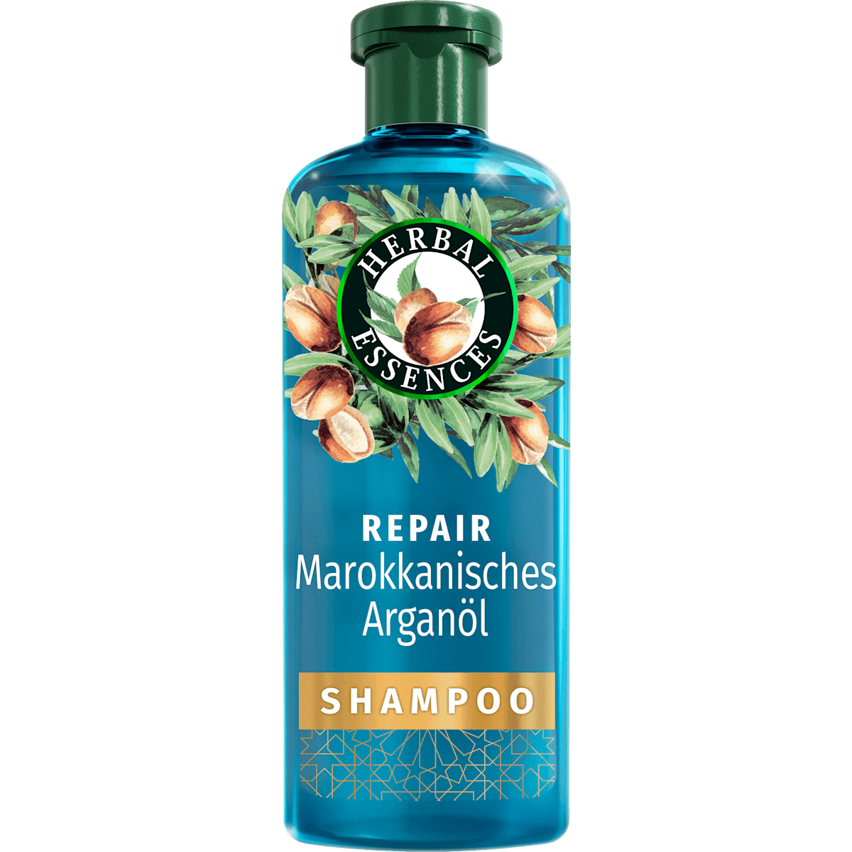 Herbal Essences Shampooing Repair huile d'argan, 350 ml (Herbal Essences Shampoo Repair Arganöl, 350 ml) — produit allemand authentique au Maroc
