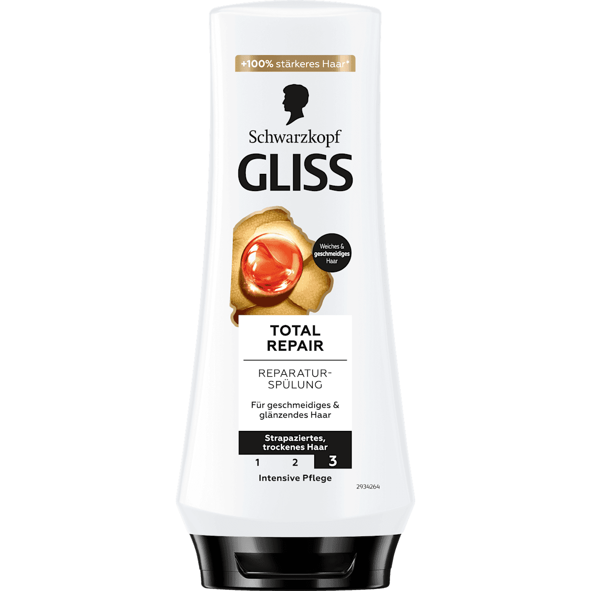Schwarzkopf GLISS Conditioner Total Repair, 200 ml — منتج ألماني أصلي في المغرب