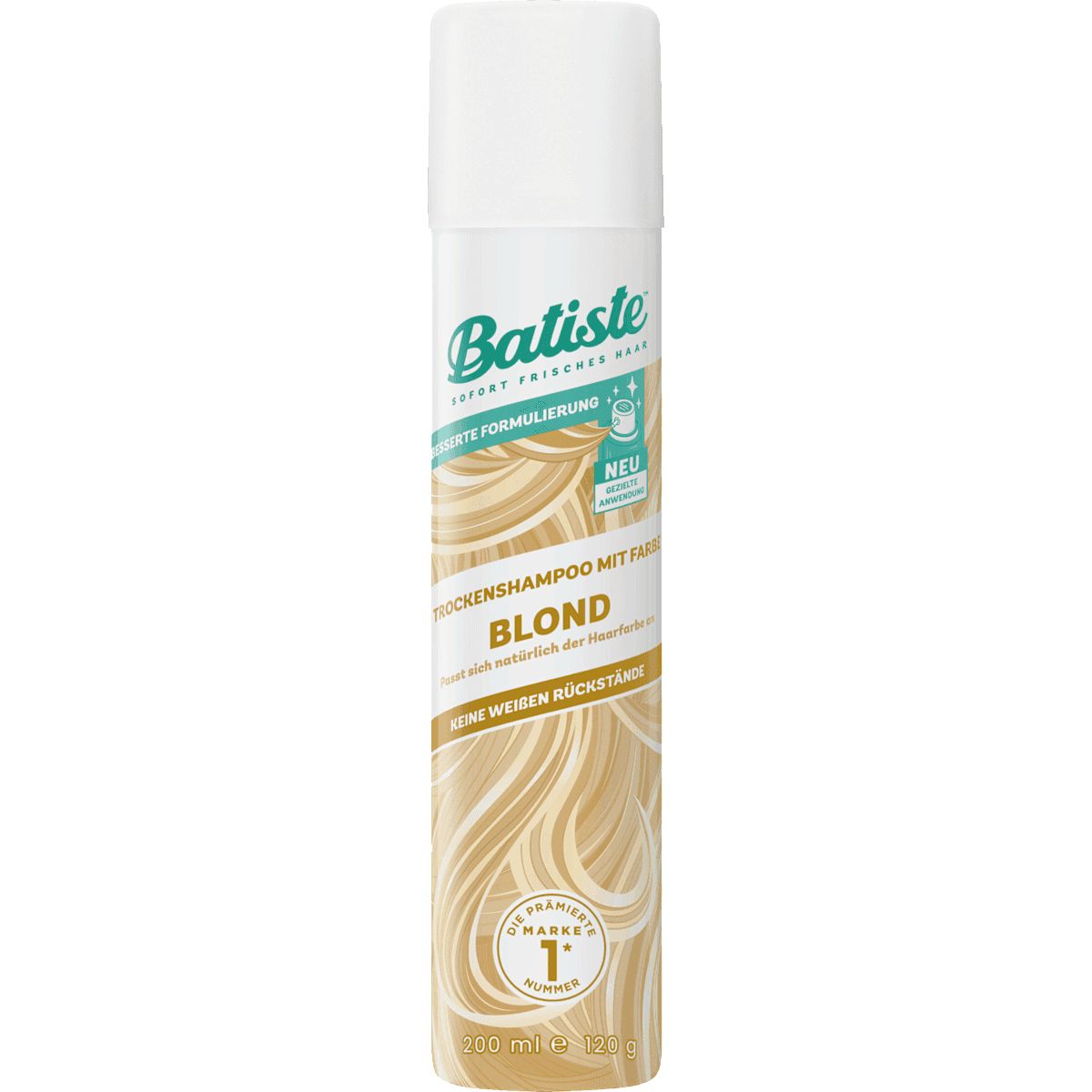 Batiste Shampooing sec Blond, 200 ml (Batiste Trockenshampoo Blond, 200 ml) — produit allemand authentique au Maroc