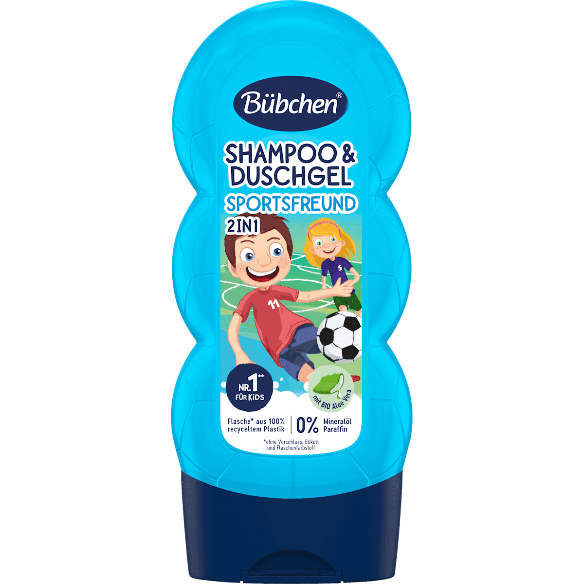 Bübchen Enfant Shampooing & Gel douche 2in1 Sportsfreund, 230 ml (Bübchen Kinder Shampoo & Duschgel 2in1 Sportsfreund, 230 ml) — منتج ألماني أصلي في المغرب