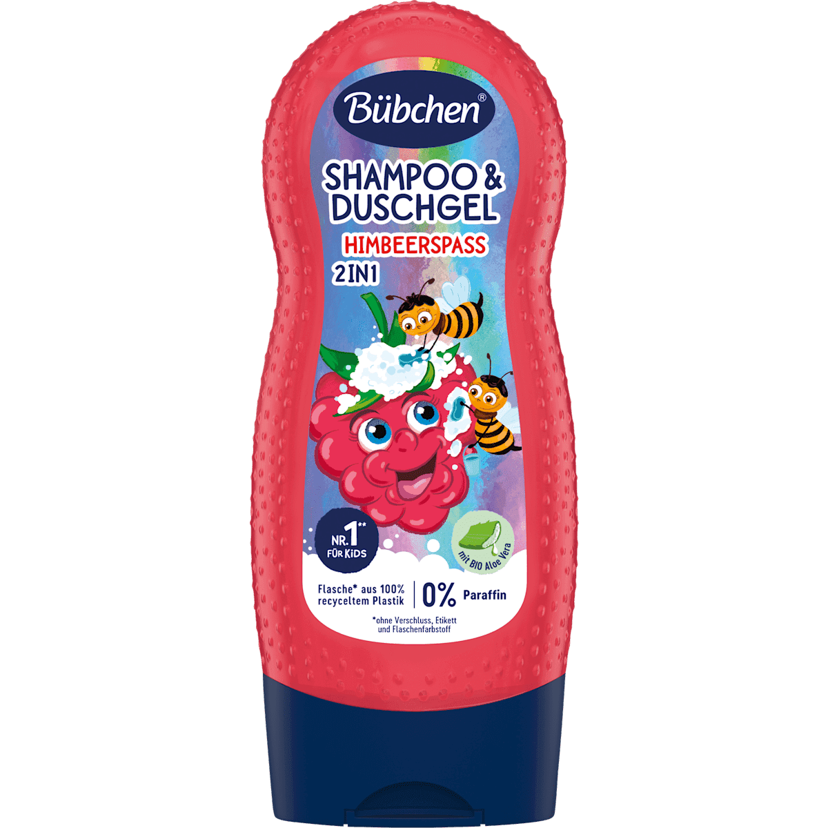 Bübchen Enfant Shampooing & Gel douche Himbeerspaß, 230 ml — produit allemand authentique au Maroc