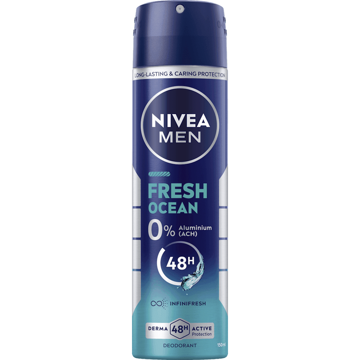 NIVEA MEN Deospray Fresh Ocean, 150 ml — authentic German product in Morocco