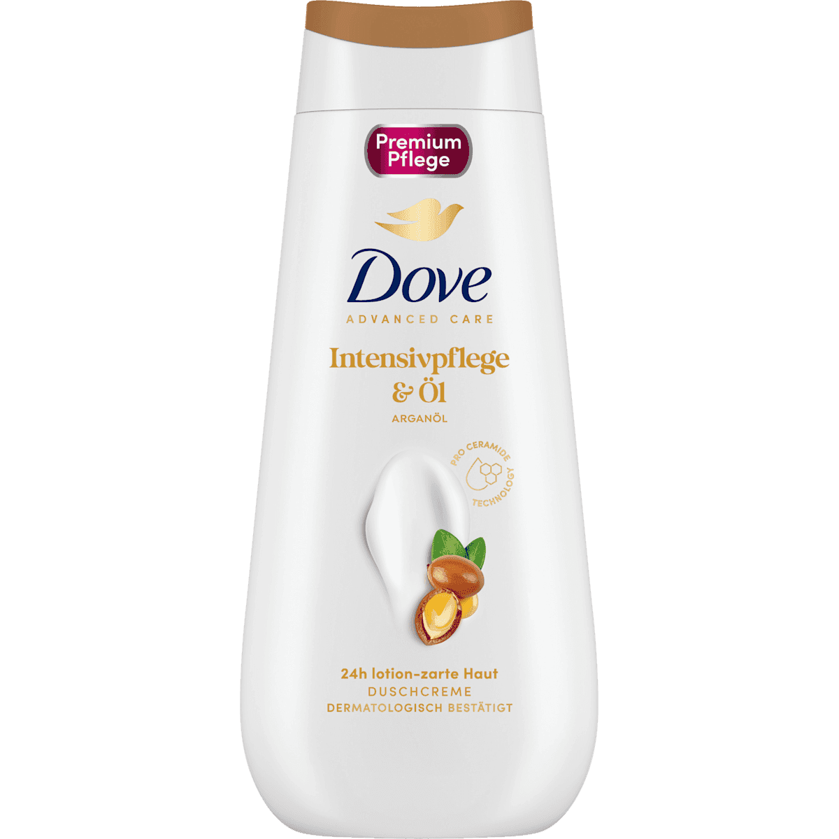 Dove crème de douche Advanced Care soin intensif & huile, huile d'argan, 225 ml (Dove Duschcreme Advanced Care Intensivpflege & Öl, Arganöl, 225 ml) — منتج ألماني أصلي في المغرب