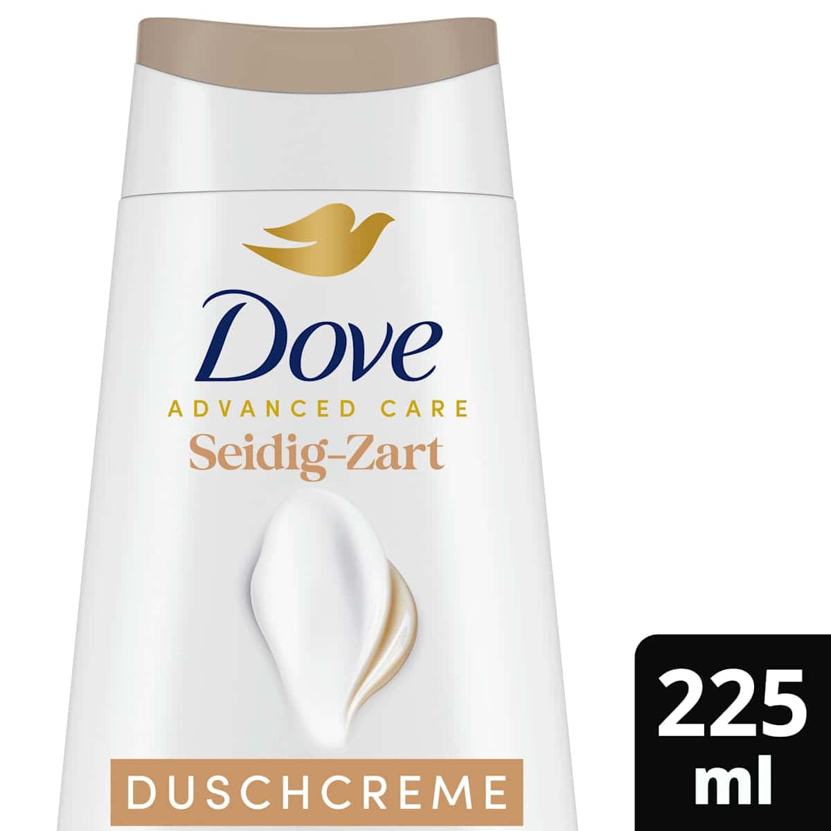 Dove crème de douche Advanced Care Seidig-Zart, 225 ml (Dove Duschcreme Advanced Care Seidig-Zart, 225 ml) — produit allemand authentique au Maroc