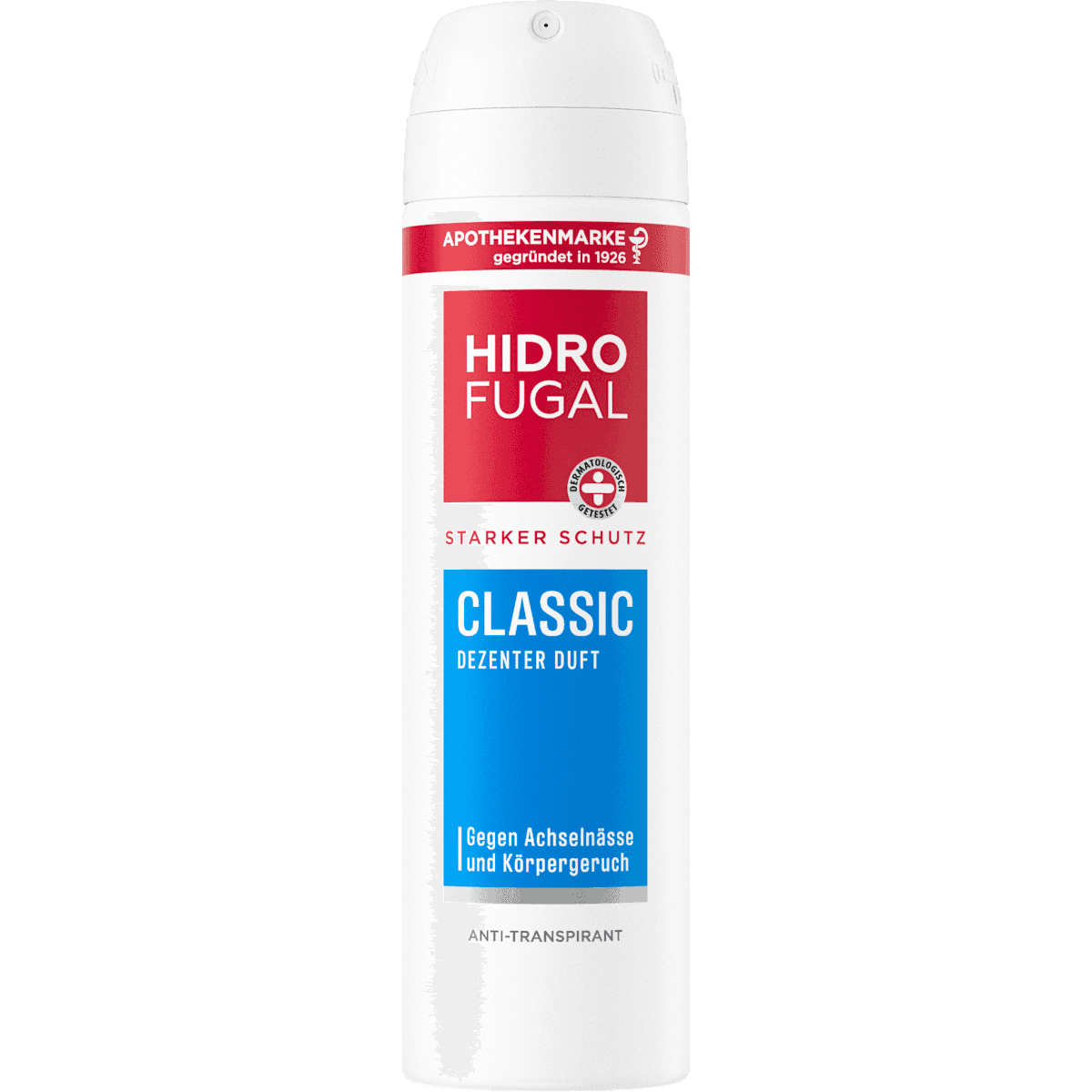 Hidrofugal anti-transpirant Déodorant spray Classic, 150 ml (Hidrofugal Antitranspirant Deospray Classic, 150 ml) — منتج ألماني أصلي في المغرب