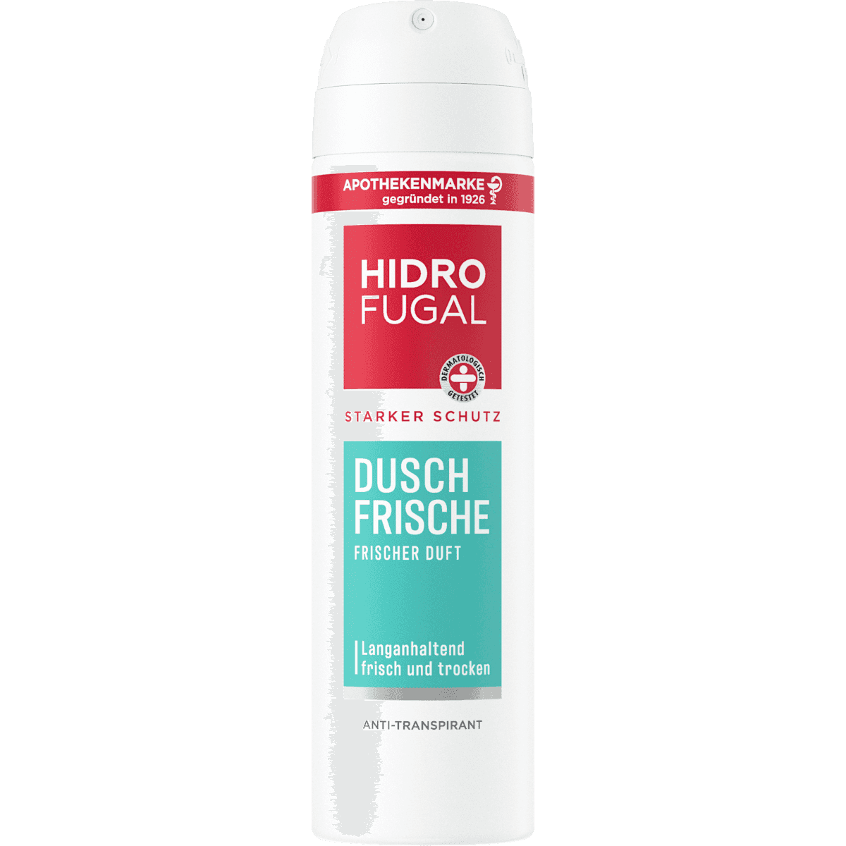 Hidrofugal anti-transpirant Déodorant spray Dusch Frische, 150 ml (Hidrofugal Antitranspirant Deospray Dusch Frische, 150 ml) — produit allemand authentique au Maroc