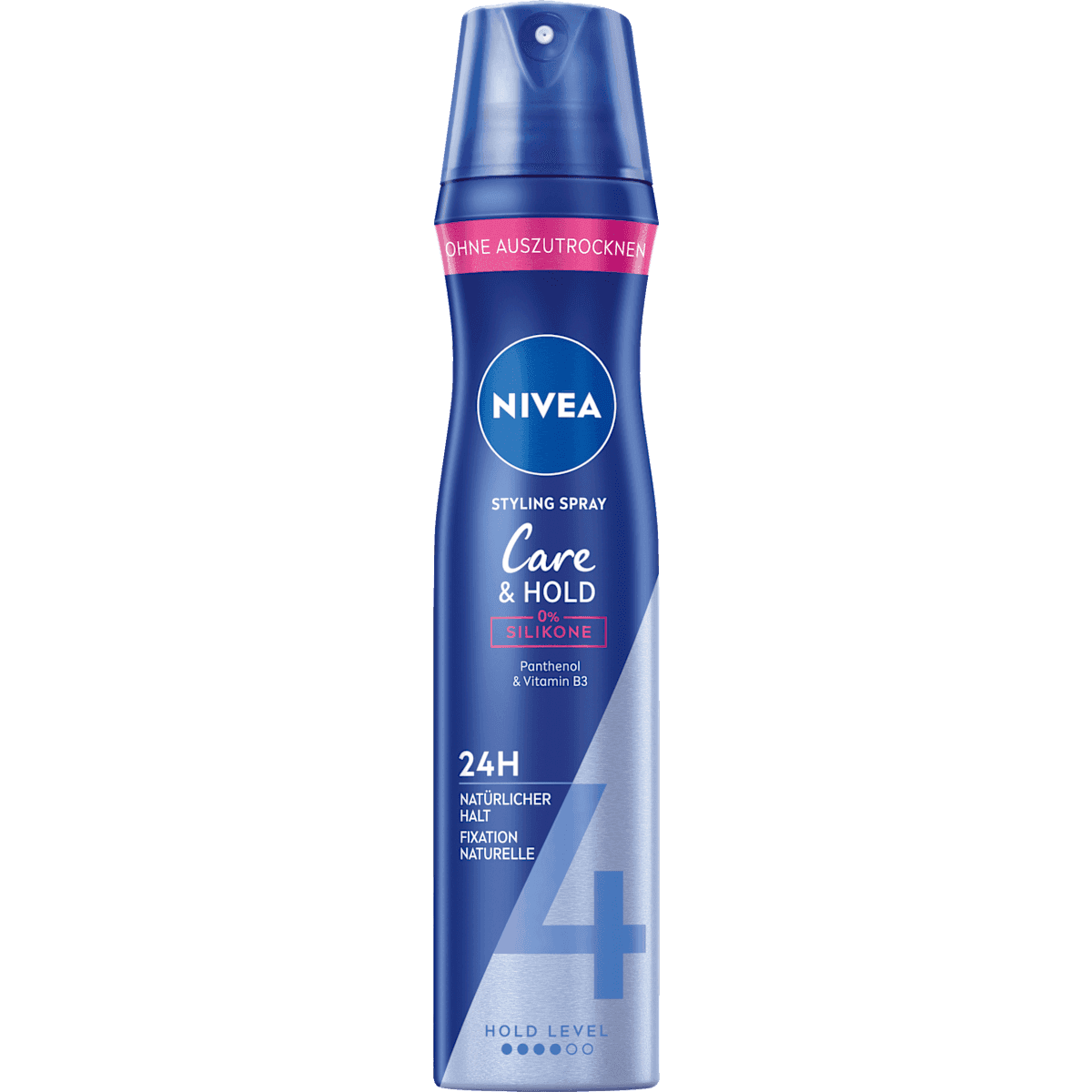 NIVEA Laque Pflege & Halt, 250 ml (NIVEA Haarspray Pflege & Halt, 250 ml) — authentic German product in Morocco