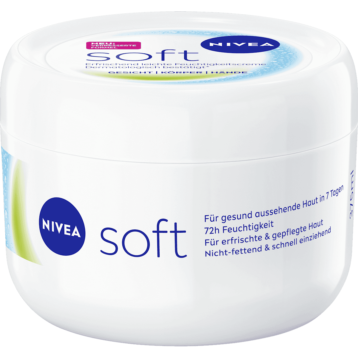 NIVEA crème hydratante soft im pot, 375 ml (NIVEA Feuchtigkeitscreme soft im Tiegel, 375 ml) — منتج ألماني أصلي في المغرب