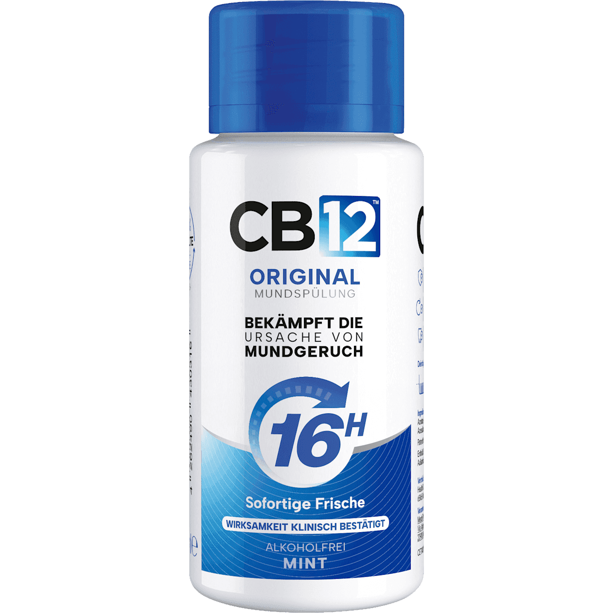 CB12 mouthwash Original Mint, 6 pcs (CB12 Mundspülung Original Mint, 6 St) — authentic German product in Morocco
