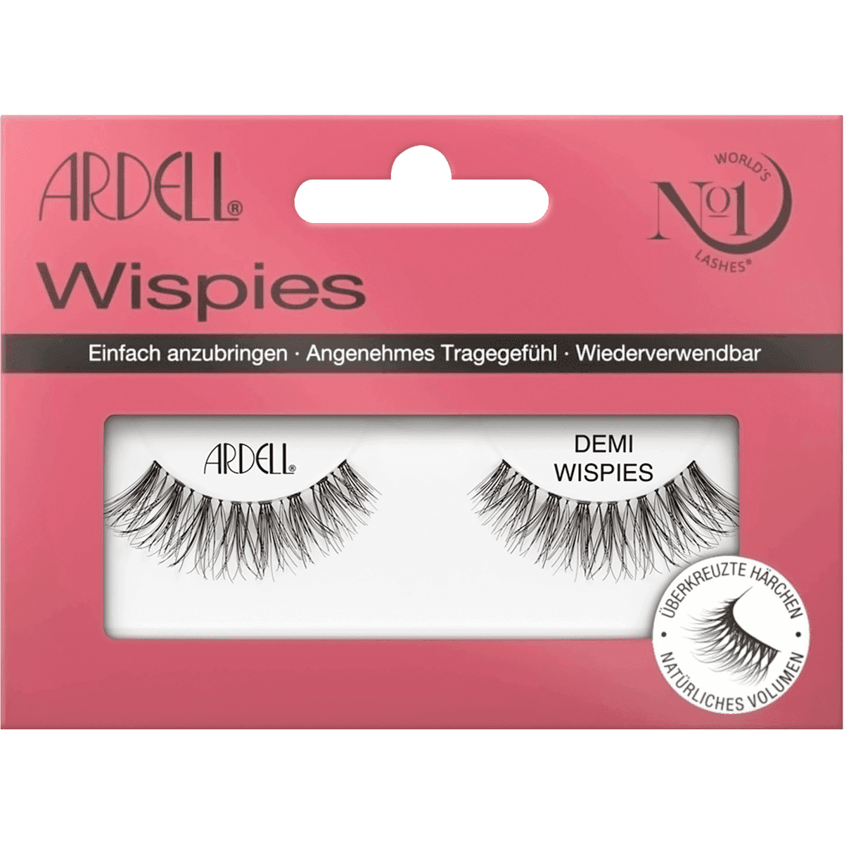 ARDELL Faux cils Demi Wispies Black (1 paire), 2 pièces — produit allemand authentique au Maroc