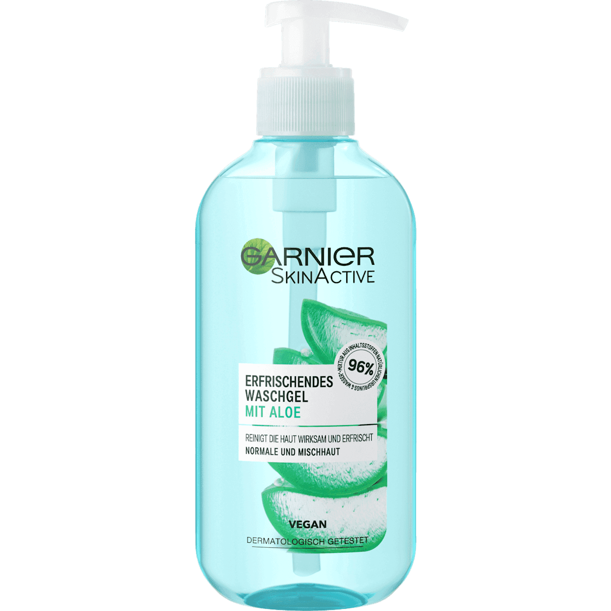 Garnier Skin Active Gel nettoyant Skin Active rafraîchissant, 200 ml (Garnier Skin Active Waschgel Skin Active erfrischend, 200 ml) — produit allemand authentique au Maroc