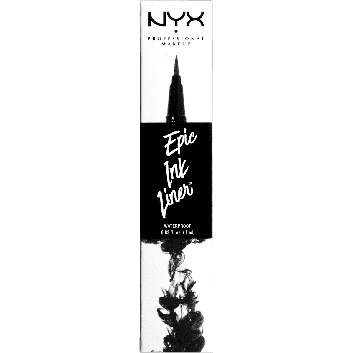 NYX PROFESSIONAL MAKEUP Eyeliner Epic Ink Liner 01 Black, 1 ml — produit allemand authentique au Maroc