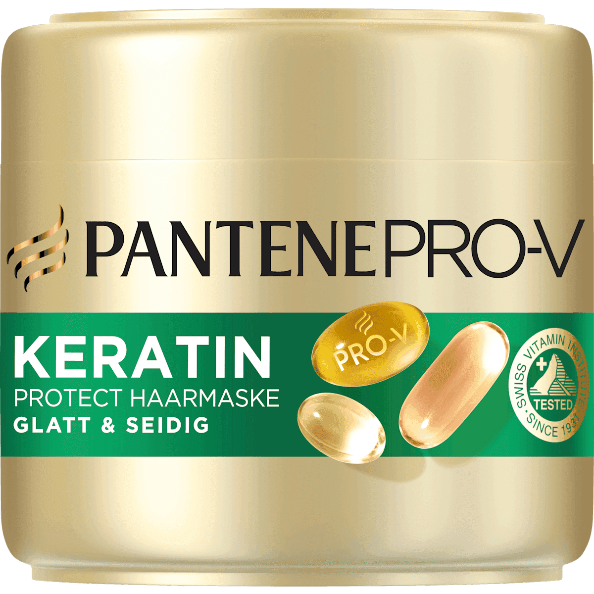 PANTENE PRO-V Masque cheveux Keratin Protect, Glatt & Seidig, 300 ml — produit allemand authentique au Maroc