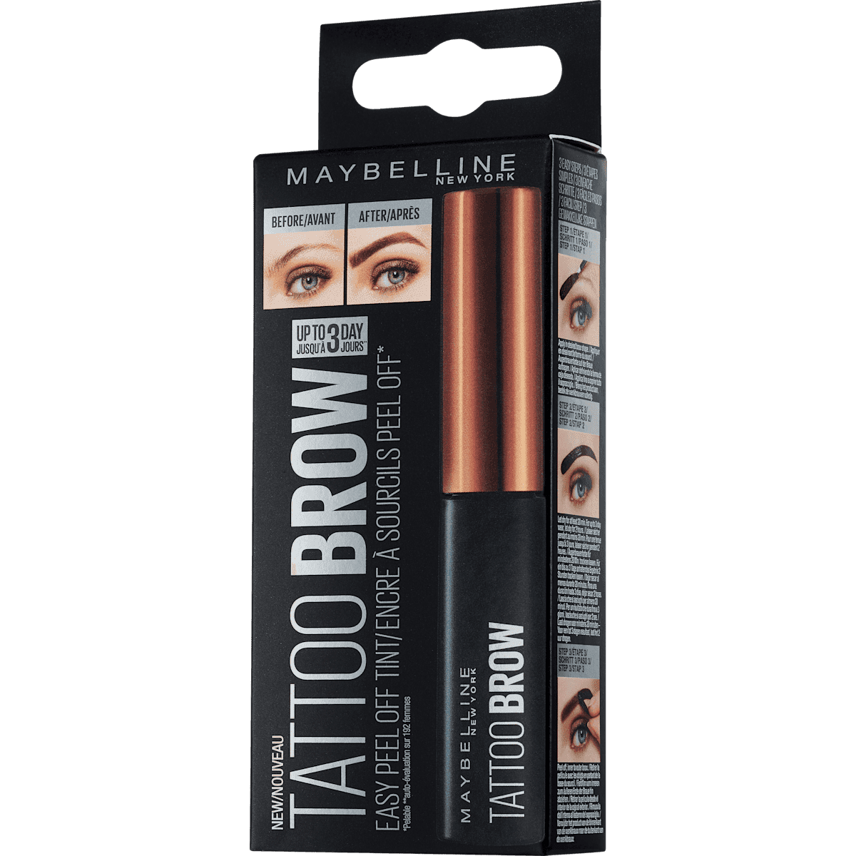 MAYBELLINE NEW YORK Gel à sourcils Tint 02 Medium, 1 pièce (MAYBELLINE NEW YORK Augenbrauengel Tint 02 Medium, 1 St) — منتج ألماني أصلي في المغرب