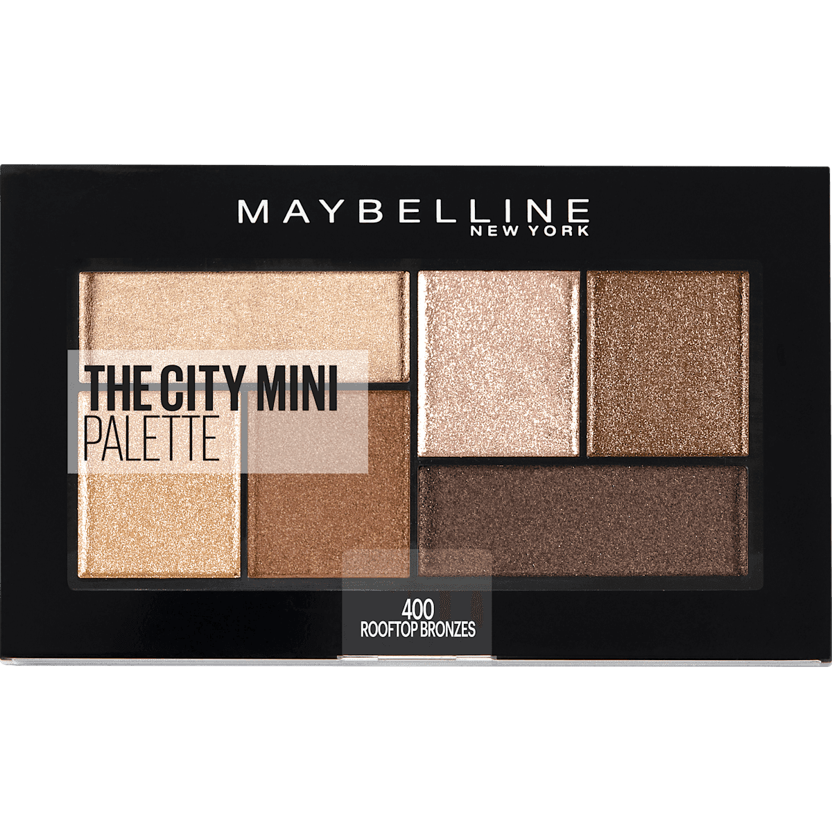 MAYBELLINE NEW YORK Fard à paupières Palette Mini The City 400 Rooftop Bronzes, 6 g (MAYBELLINE NEW YORK Lidschatten Palette Mini The City 400 Rooftop Bronzes, 6 g) — منتج ألماني أصلي في المغرب