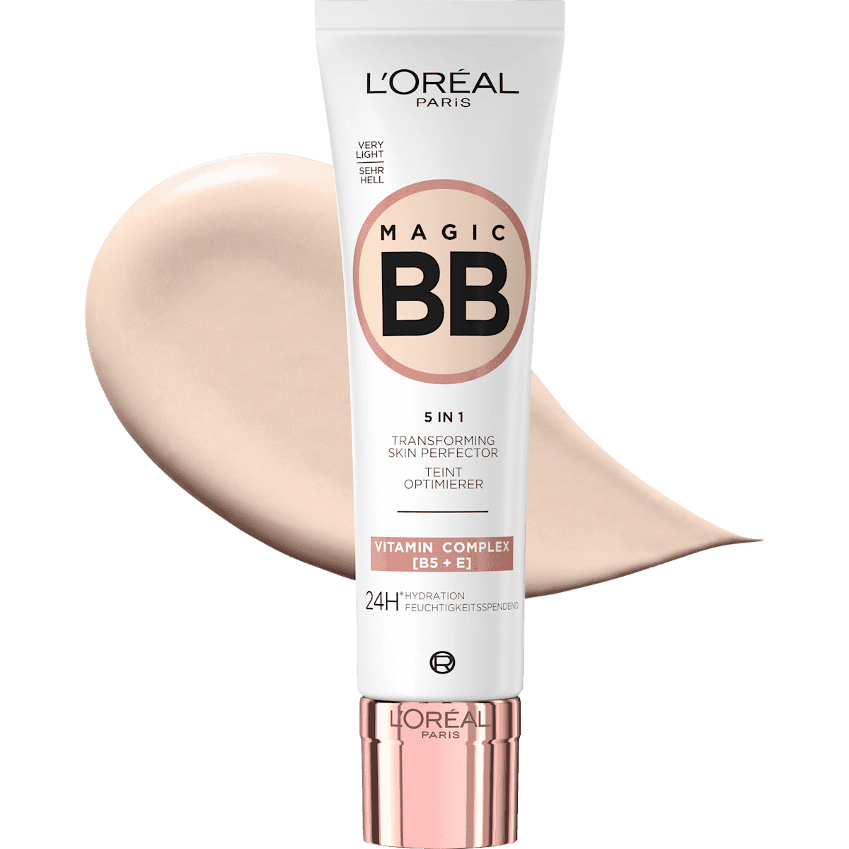 L'ORÉAL PARiS BB Cream 5in1, 24h moisturising, Sehr Hell, LSF 11, 30 ml — authentic German product in Morocco