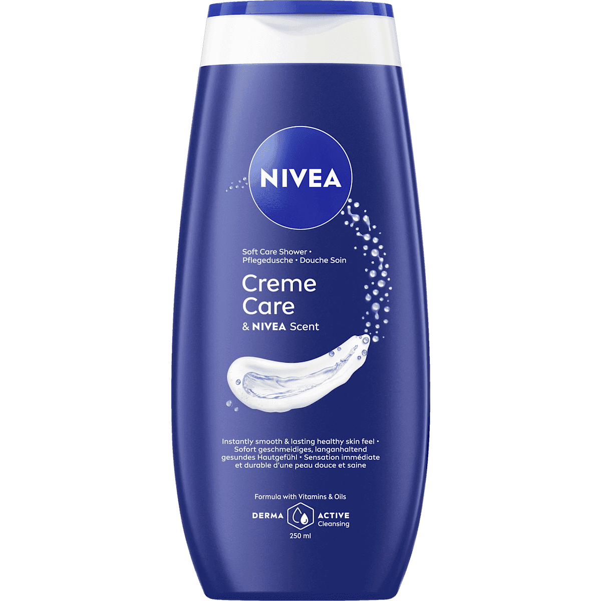 NIVEA Gel douche soin crème Care & Nivea Scent, 250 ml — produit allemand authentique au Maroc