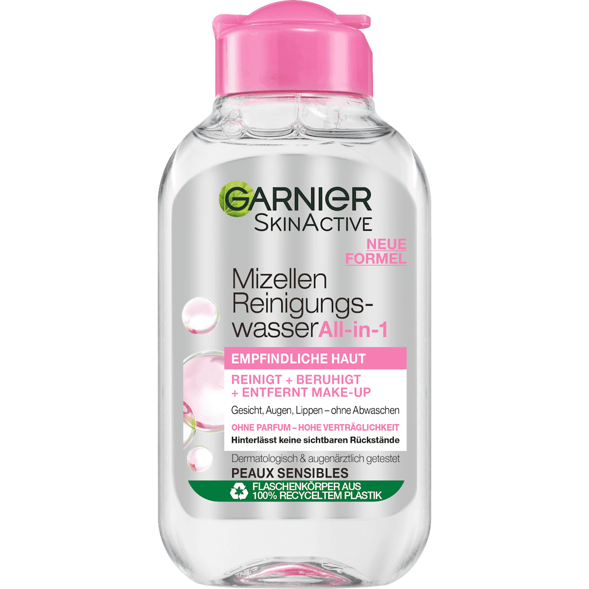 Garnier Skin Active Eau micellaire All-in-1, format voyage, 100 ml (Garnier Skin Active Mizellenwasser All-in-1, Reisegröße, 100 ml) — منتج ألماني أصلي في المغرب