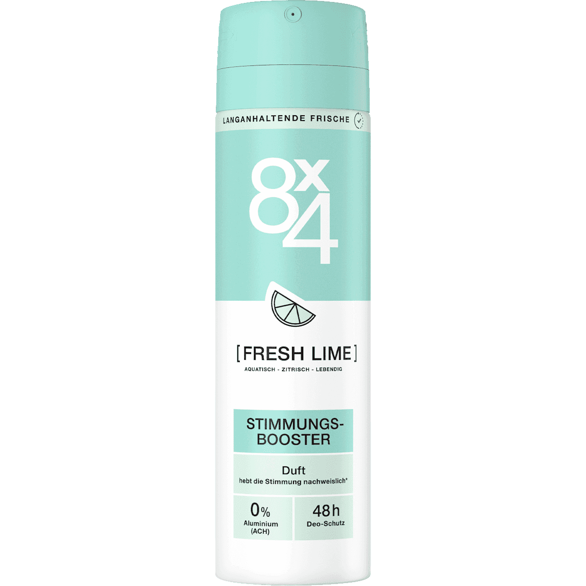 8x4 women Déodorant spray No.7 Fresh Lime, 150 ml — produit allemand authentique au Maroc