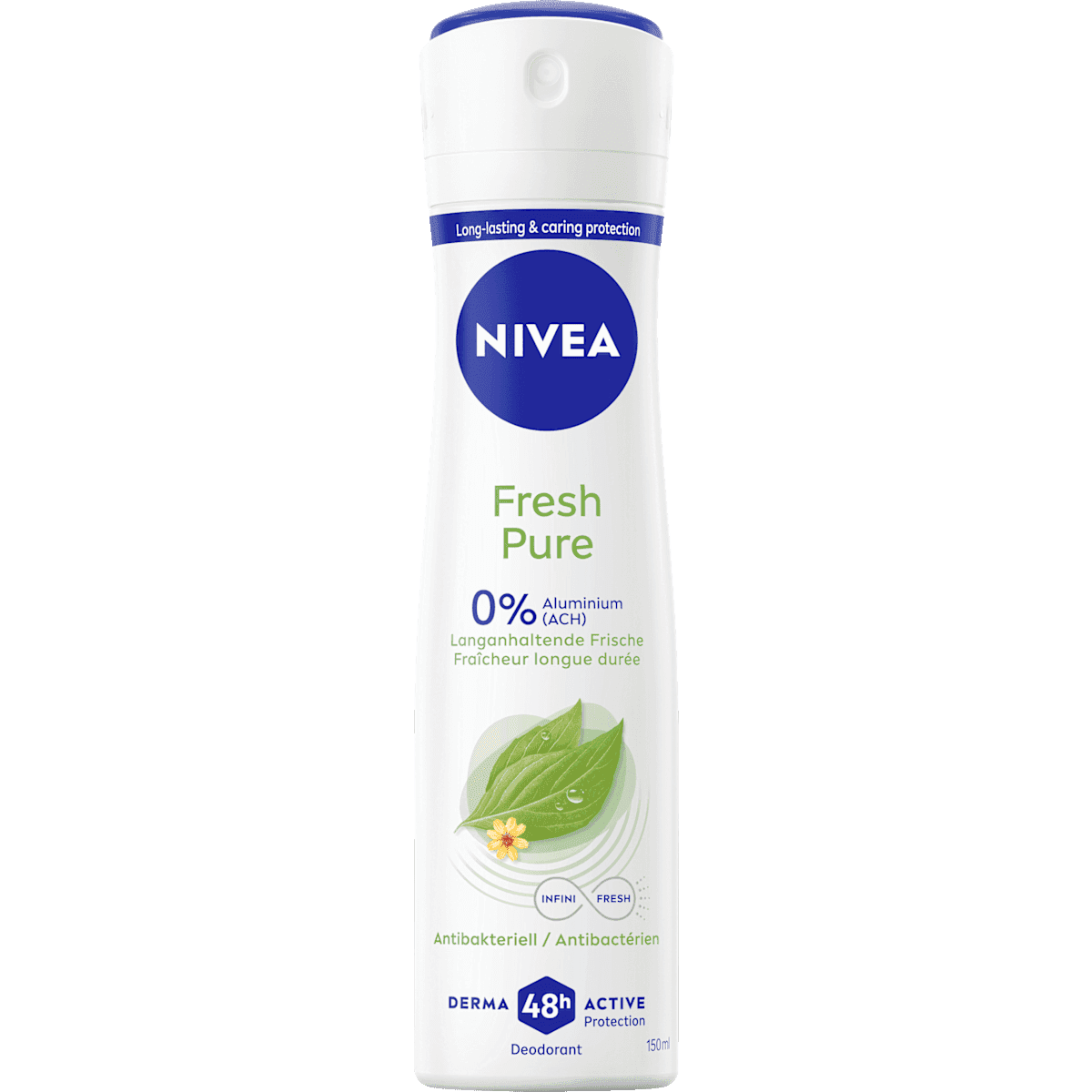 NIVEA Déodorant spray Fresh Pure, 150 ml — produit allemand authentique au Maroc