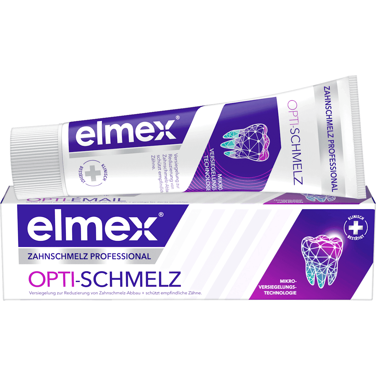 elmex Dentifrice Zahnschmelz Professional Opti-schmelz, 75 ml — produit allemand authentique au Maroc