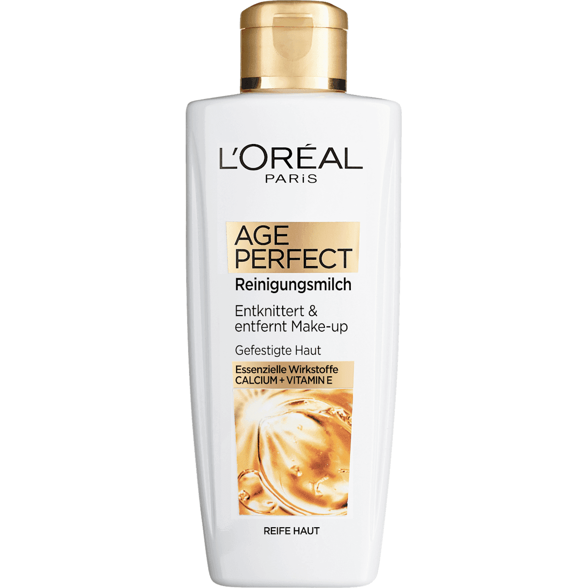 L'ORÉAL PARiS Lait démaquillant Age Perfect, 200 ml (L'ORÉAL PARiS Reinigungsmilch Age Perfect, 200 ml) — produit allemand authentique au Maroc