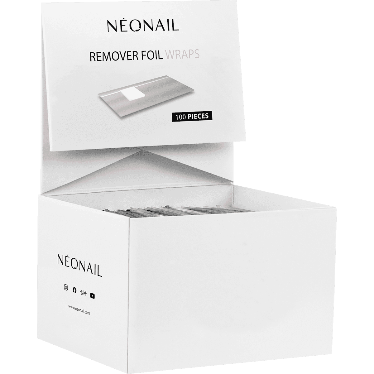 NÉONAIL Nagelfolie Foil Nail Wraps, 100 pièces (NÉONAIL Nagelfolie Foil Nail Wraps, 100 St) — produit allemand authentique au Maroc