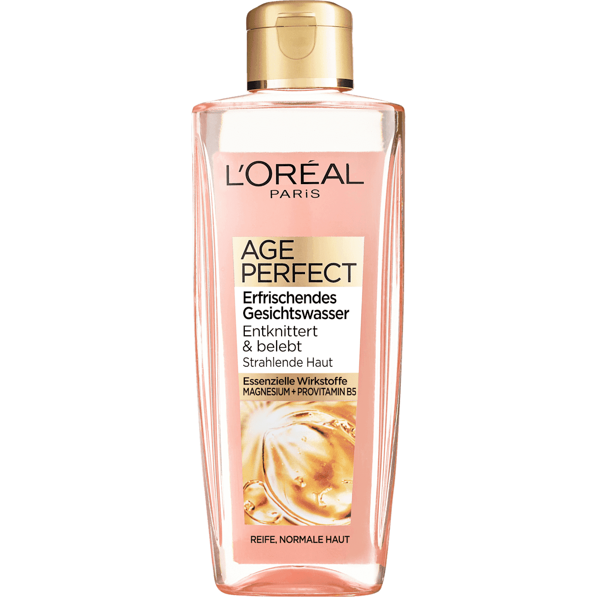 L'ORÉAL PARiS Lotion visage Age Perfect rafraîchissant, 200 ml (L'ORÉAL PARiS Gesichtswasser Age Perfect erfrischend, 200 ml) — produit allemand authentique au Maroc