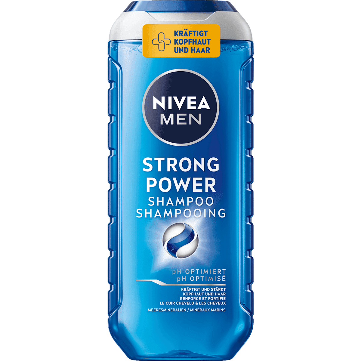 NIVEA MEN Shampoo Strong Power, 250 ml — authentic German product in Morocco
