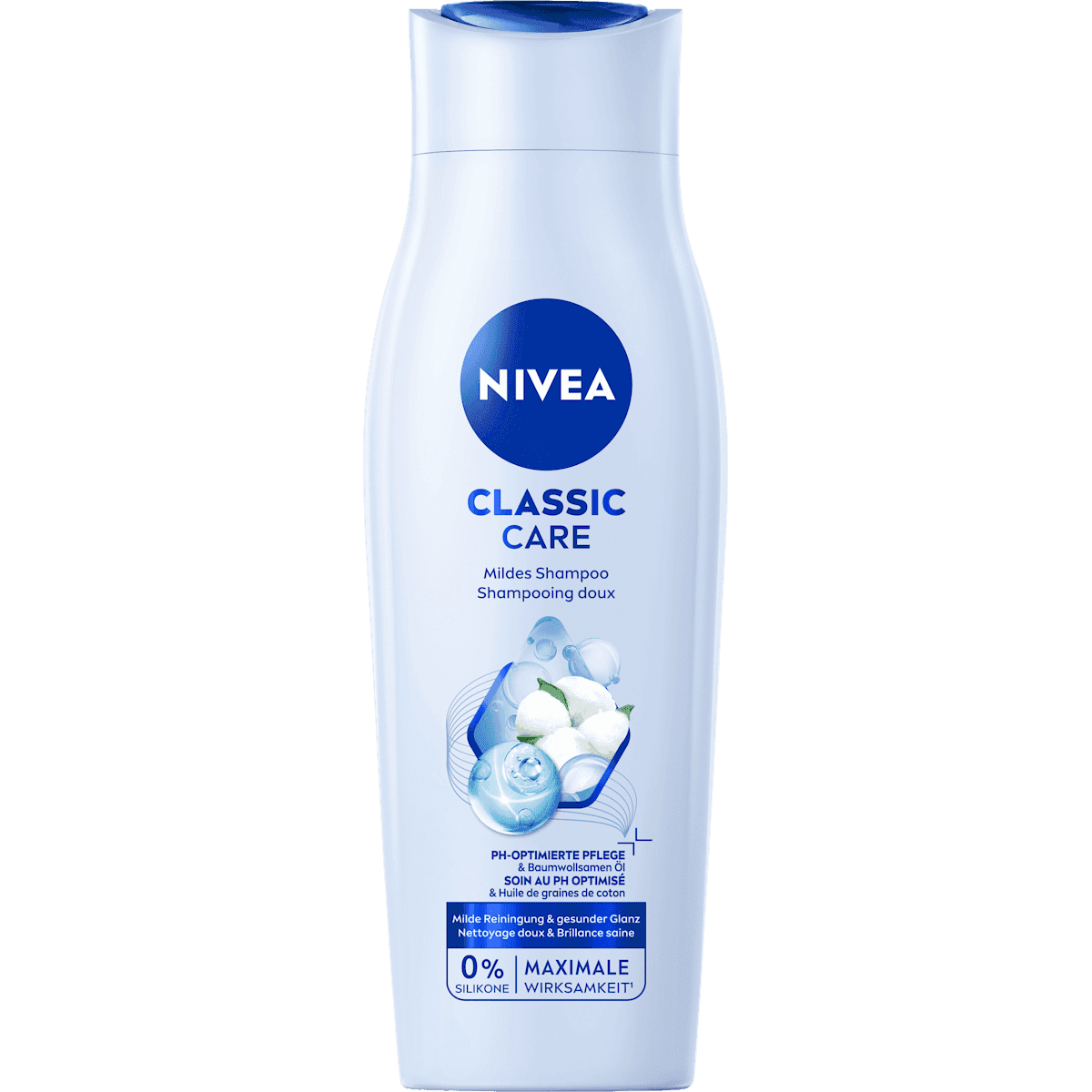 NIVEA Shampooing Classic Care, 250 ml — produit allemand authentique au Maroc