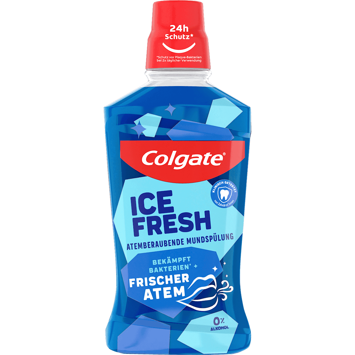 Colgate Bain de bouche Ice Fresh, 500 ml — produit allemand authentique au Maroc